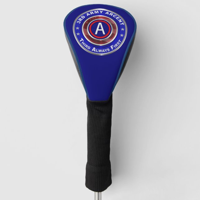 3rd Army "ARCENT" Golf Head Cover (Front)