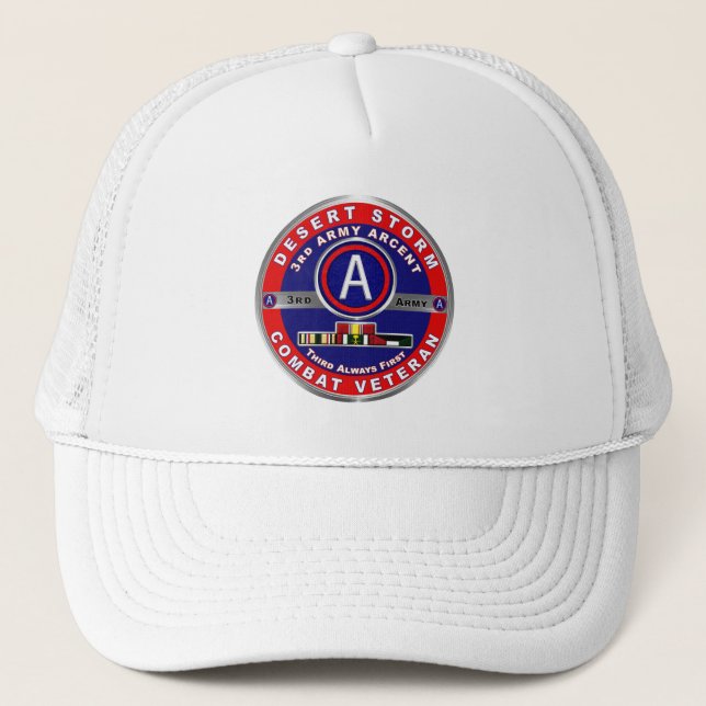 3rd Army ARCENT  Trucker Hat (Front)