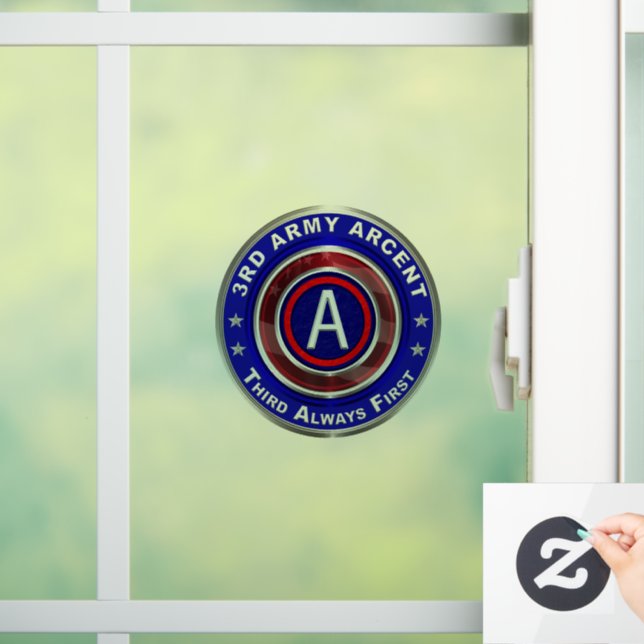 3rd Army ARCENT  Window Cling (Home)