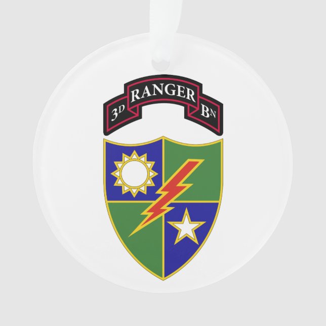 3rd Battalion - 75th Ranger Regiment Ornament (Front)