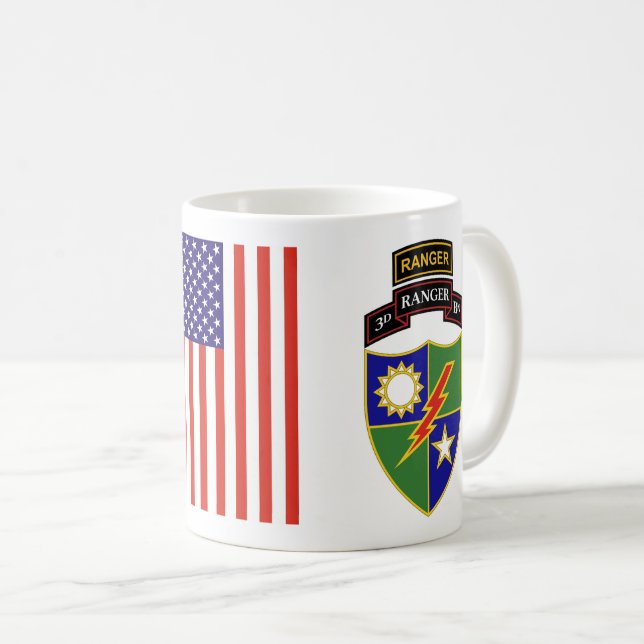3rd Battalion - 75th Ranger w/Tab Mug (Front Right)