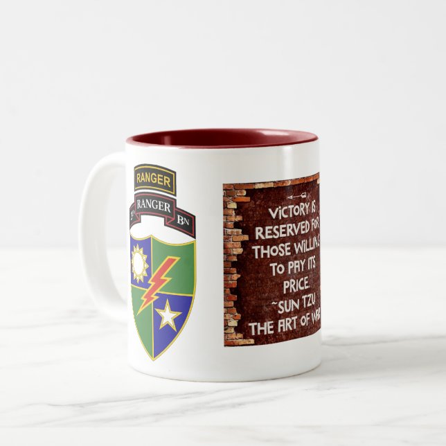 3rd Battalion - 75th Ranger w/Tab - Victory Mug (Front Left)