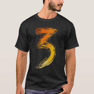 3rd birthday Artist Watercolor Painter Colourful T-Shirt