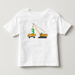 3rd Birthday Construction Tee