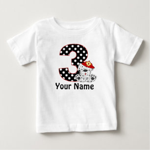 3rd Birthday Dalmatian Personalized T Shirt