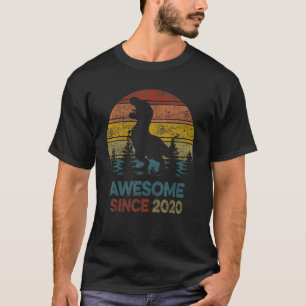 3rd Birthday Dinosaur 3 Year Old Boy Awesome Since T-Shirt