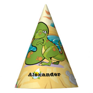 3rd Birthday Dinosaur Party Hat