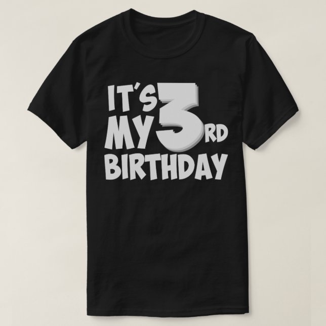 3rd birthday gift T-Shirt (Design Front)