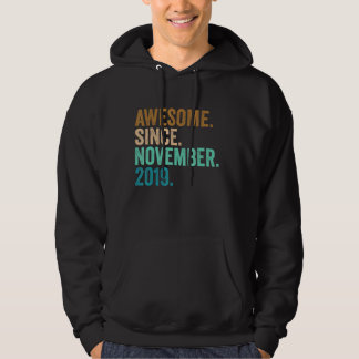 3rd Birthday Gifts Awesome Since November 2019 3 Y Hoodie