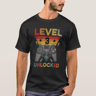 3rd Birthday  Level 3 Unlockd Video Games Gaming 1 T-Shirt