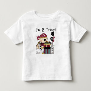 3rd Birthday Pirate Tshirts and Gifts