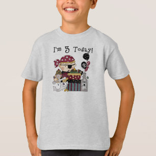 3rd Birthday Pirate Tshirts and Gifts
