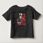 3rd Birthday Tractor loving Kid 3 Year Old Farmer Toddler T-shirt<br><div class="desc">Cool 3rd Birthday Party Gift for a Tractor loving Kid. Perfect Surprise for a 3 Year Old Farmer and Tractor Fan.</div>