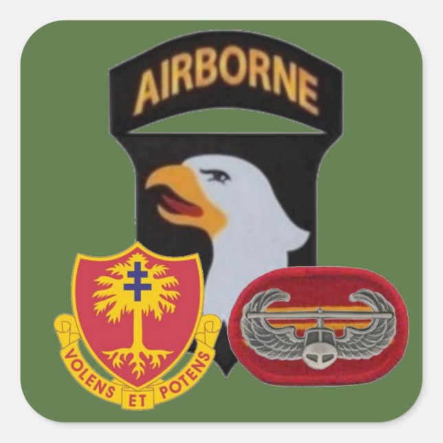 3RD BN 320TH FIELD ARTILLERY 101ST ABN STICKERS (Front)