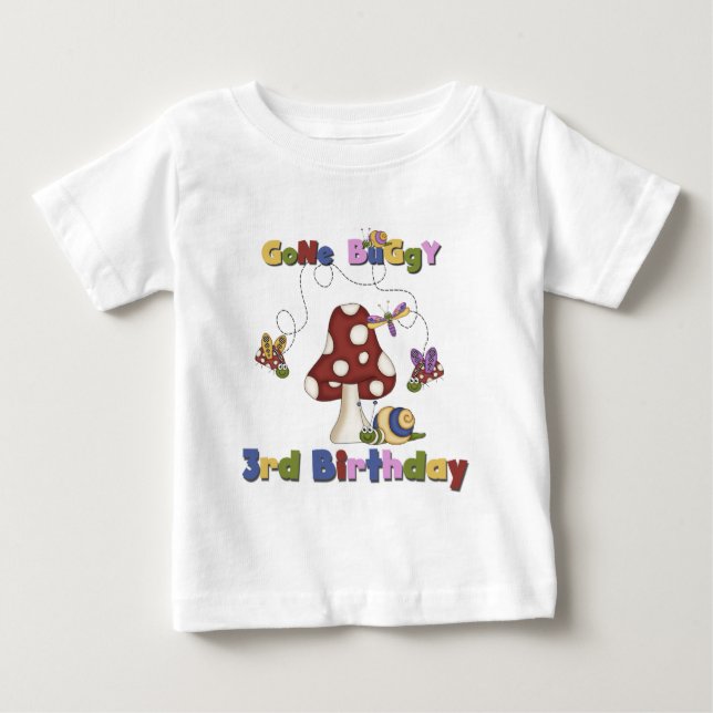 3rd Bug Birthday Tshirts and Gifts (Front)