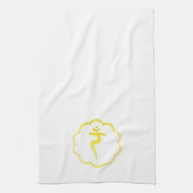 3rd Chakra Kitchen Towel (Vertical)