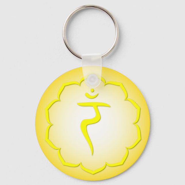 3rd Chakra - Manipura Keychain (Front)