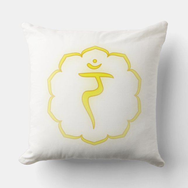 3rd Chakra - Throw Pillow (Front)