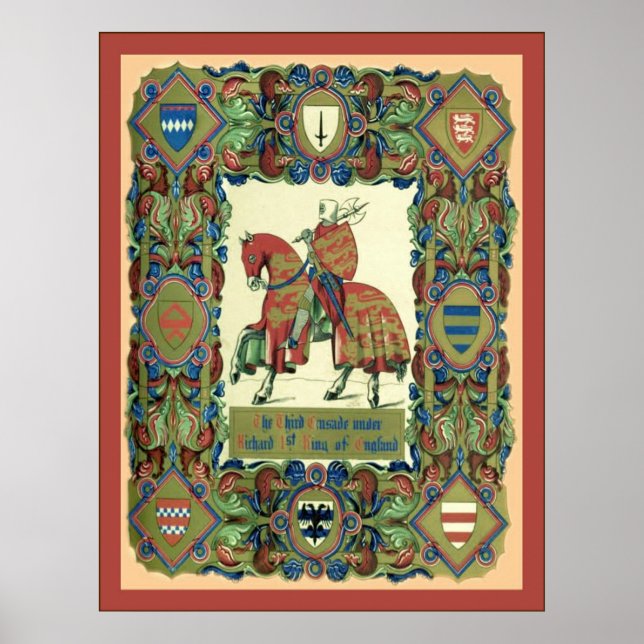3rd Crusade ~ Knights Templar Poster (Front)