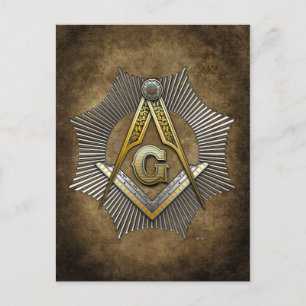 3rd Degree: Master Mason Postcard