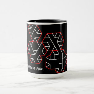 3rd Degree Vertices Geek Mug Black