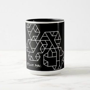 3rd Degree Vertices Geek Mug Black