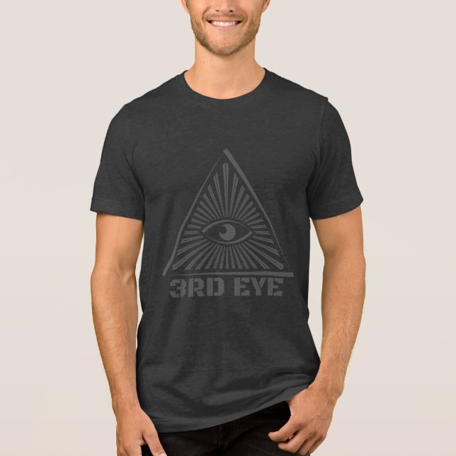 3rd Eye Retro Vision  Tri-Blend Shirt (Front)