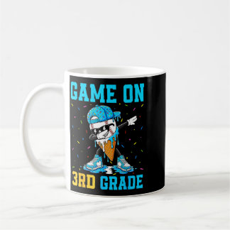 3rd Grade Back To School Baseball Drip Ice Cream Coffee Mug