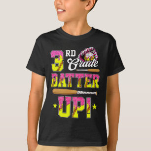 3rd Grade Butter Up Softll Ice Cream Drip Ck To Sc T-Shirt