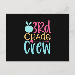 3rd Grade Crew Postcard