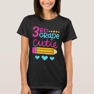 3rd Grade Cutie First Day Of School Back To School T-Shirt
