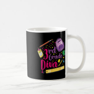 3rd Grade Diva First Day Of School Girl Clothes Gi Coffee Mug