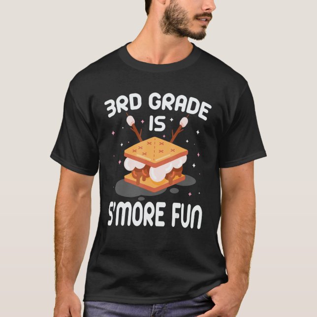 3rd Grade Is S'more Fun Back To School Teacher Kid T-Shirt (Front)