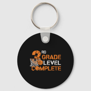 3rd Grade Level Complete Sketll Last Day Of School Keychain