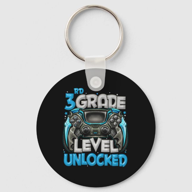 3rd Grade Level Unlocked Game On 3rd Grade Ck To S Keychain (Front)