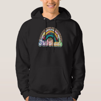 3rd Grade Rainbow Girls Boys Teacher Team Third Gr Hoodie