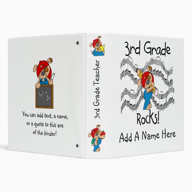 3rd Grade Rocks Teacher Binder (Background)