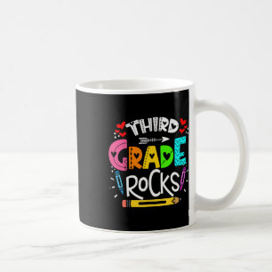 3rd Grade Rocks Third Grade Rock Back To School Coffee Mug