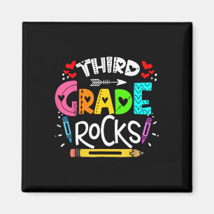 3rd Grade Rocks Third Grade Rock Ck To School  Magnet