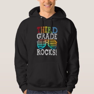 3rd Grade Rocks Third Grade Squad Back To School T Hoodie