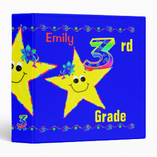 3rd Grade School Binders Stars
