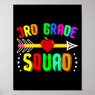 3rd Grade Squad Ck To School Third Grade Teacher S Poster