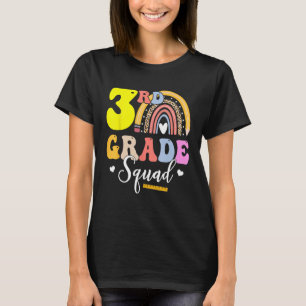 3rd Grade Squad Teachers Kids Third Grade Back to  T-Shirt