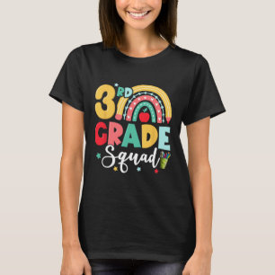 3rd Grade Squad Team Fun Back To School Girls Boys T-Shirt