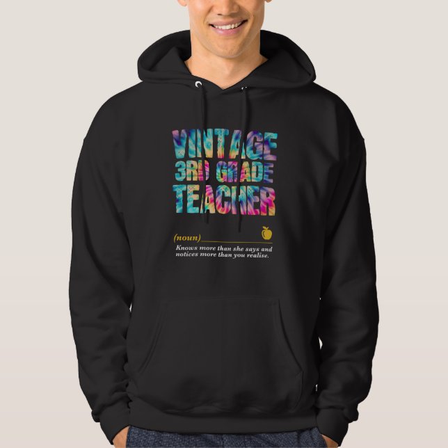 3rd Grade Teacher Appreciation Week Back to School Hoodie (Front)