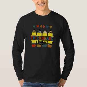 3rd Grade Teacher Colourful Elementary Back To Sc T-Shirt