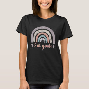 3rd Grade Teacher Funny Rainbow Lover Back To T-Shirt