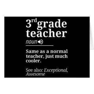 3rd Grade Teacher Funny Third Grade Teachers Gifts