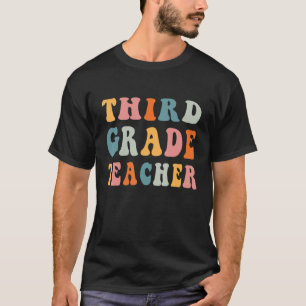 3rd Grade Teacher Third Grade Vibes 1st Day Of Sch T-Shirt