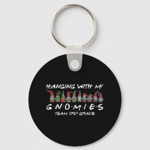 3rd Grade Team Gnomies Matching Back To School Tea Keychain